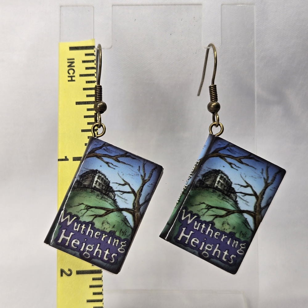 Book Cover Earrings